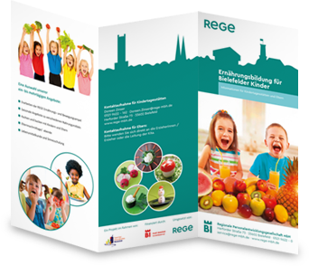 Ernährungsbildung für Bielefelder Kinder Flyer